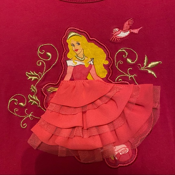 Disney Store Aurora Princess Dress Size 7-8 Years - Picture 2 of 5
